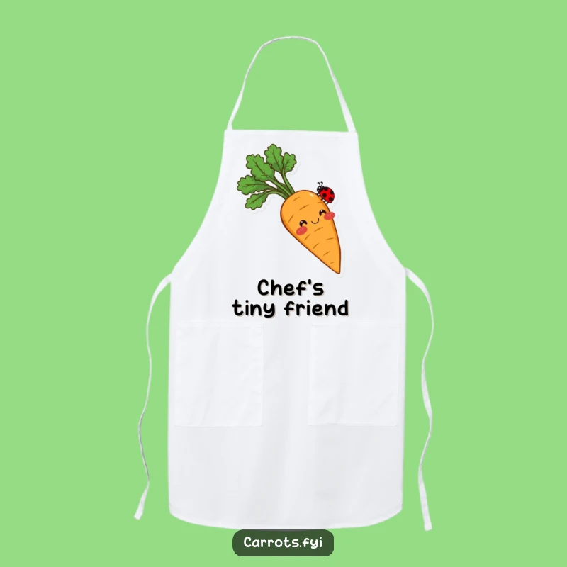 Funny Balancing Carrot Apron: Cook with Sweetness and Gentle Humor!