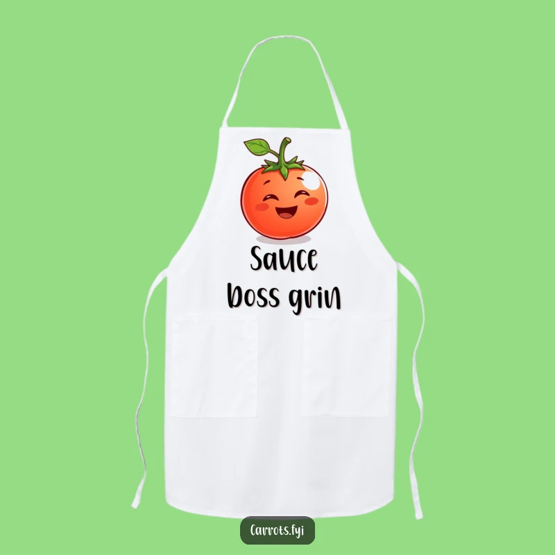 Funny Tomato Apron: Cheerful Fruit Chef Gear, Great Funny Gift