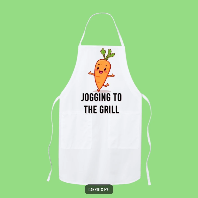 Funny Jogging Carrot Apron: Cook and Move with This Hilarious Veggie Runner