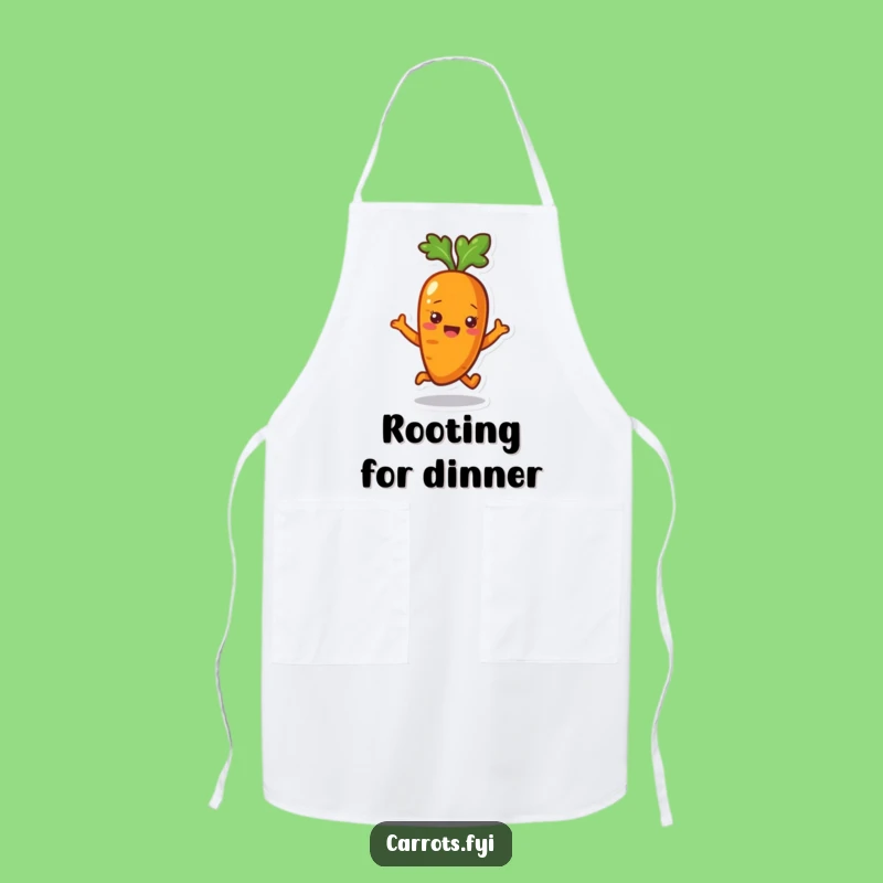 Funny Carrot Apron: Cheerful Veggie Chef Gear, Great Funny Gift