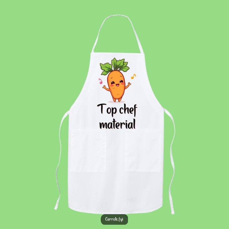 Funny Carrot Juggling Apron - Kitchen Garden Character Chef Gift