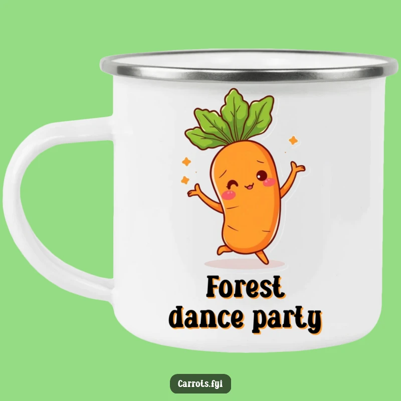 Funny Carrot Camping Mug: Dance Breaks with This Energetic Funny Gift