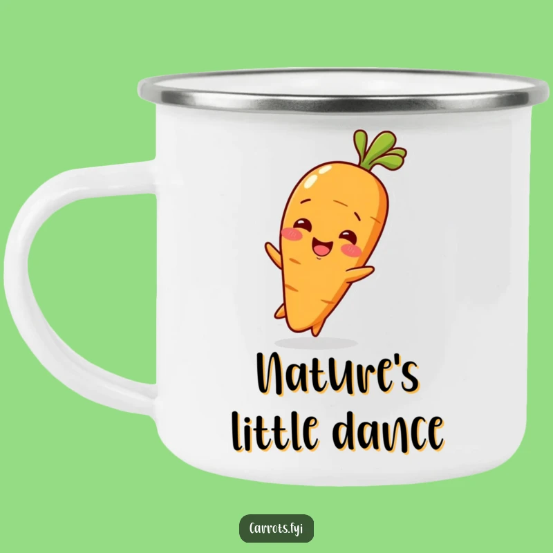 Funny Baby Carrot Camping Mug: Cute Veggie for Adorable Outdoor Sips