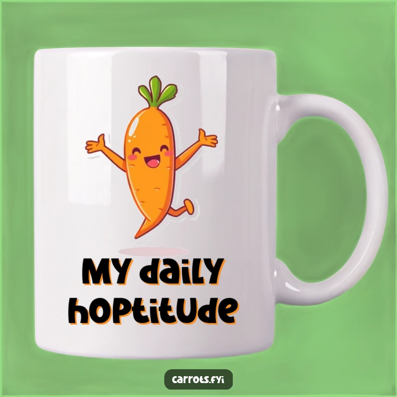 Funny Carrot Jump Mug: A Hilarious Gift for Veggie Lovers and Fun Seekers