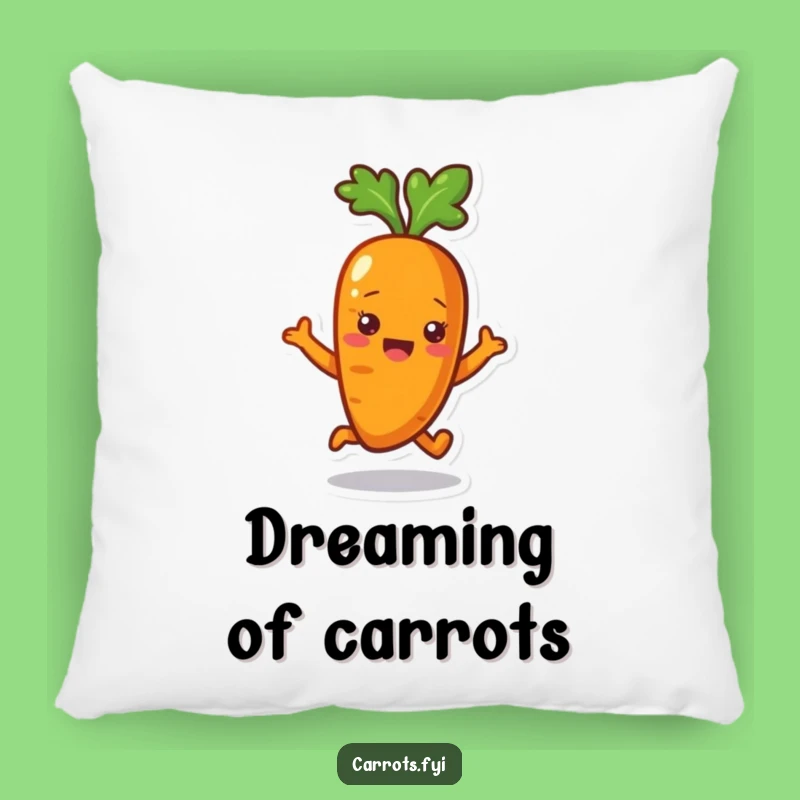 Funny Carrot Plush Pillow: Cute Veggie Character Cushion, Cozy Funny Gift