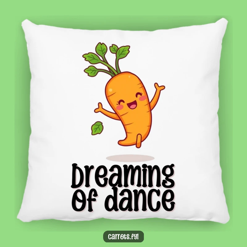 Funny Dancing Carrot Pillow - Cozy & Hilarious Celebration Decor