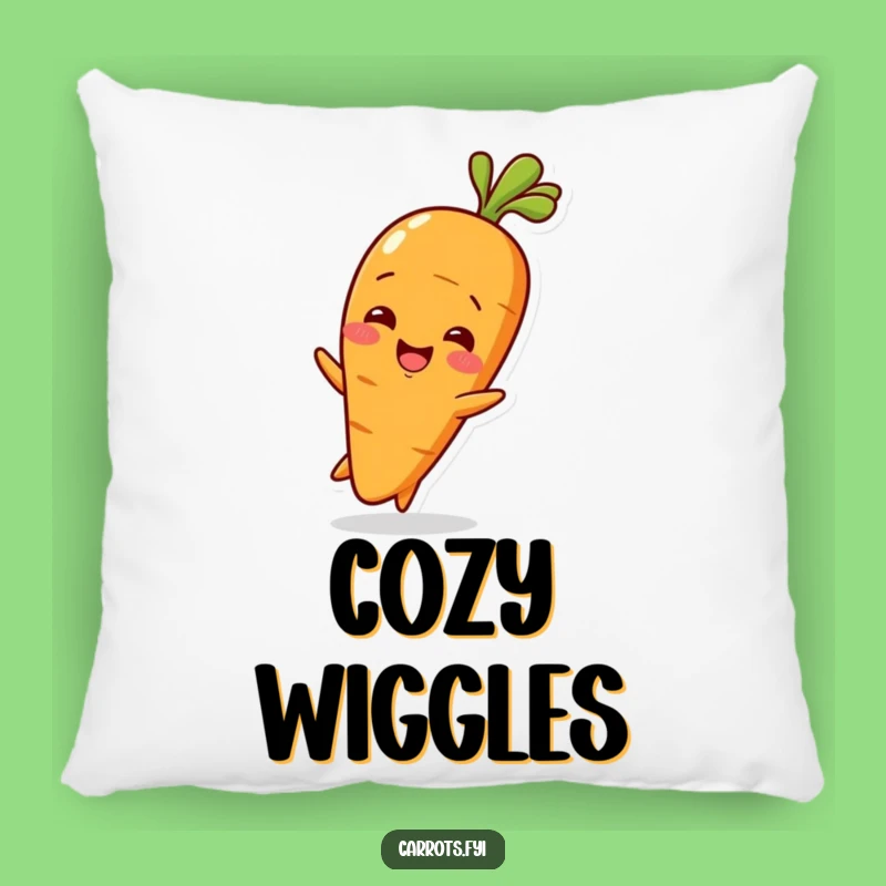 Funny Baby Carrot Wiggle Pillow: Plush Comfort with Cute Veggie Charm