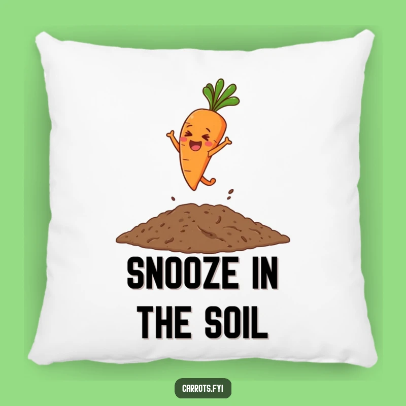 Funny Leaping Carrot Pillow: Cuddle Up with This Hilarious Garden Buddy