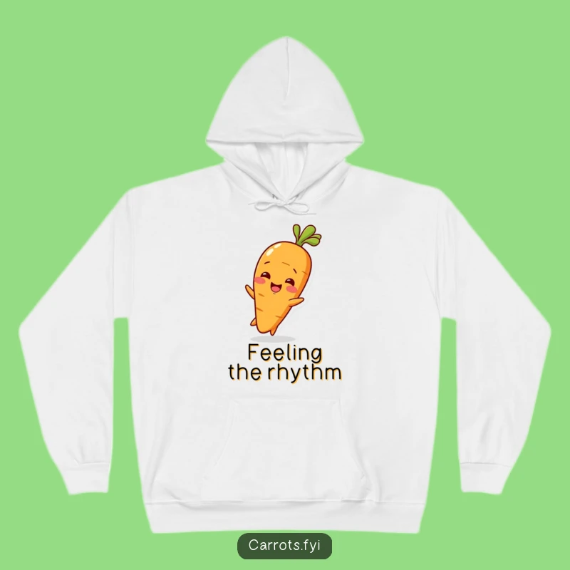 Funny Baby Carrot Wiggle Hoodie: Cozy Cute Veggie for Adorable Comfort