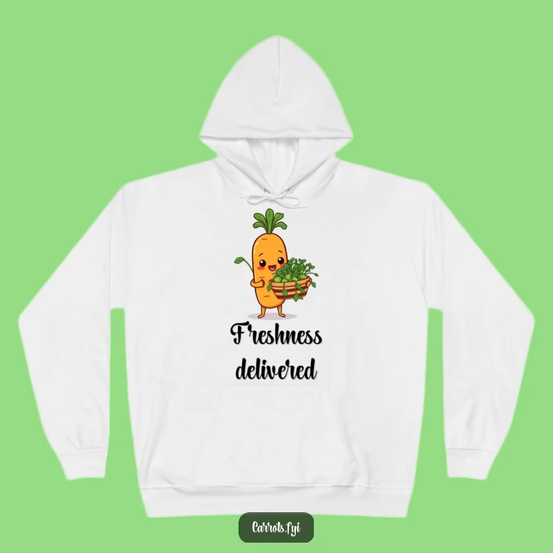 Funny Carrot Hoodie: Cozy Up with Freshness and Give a Wholesome Funny Gift