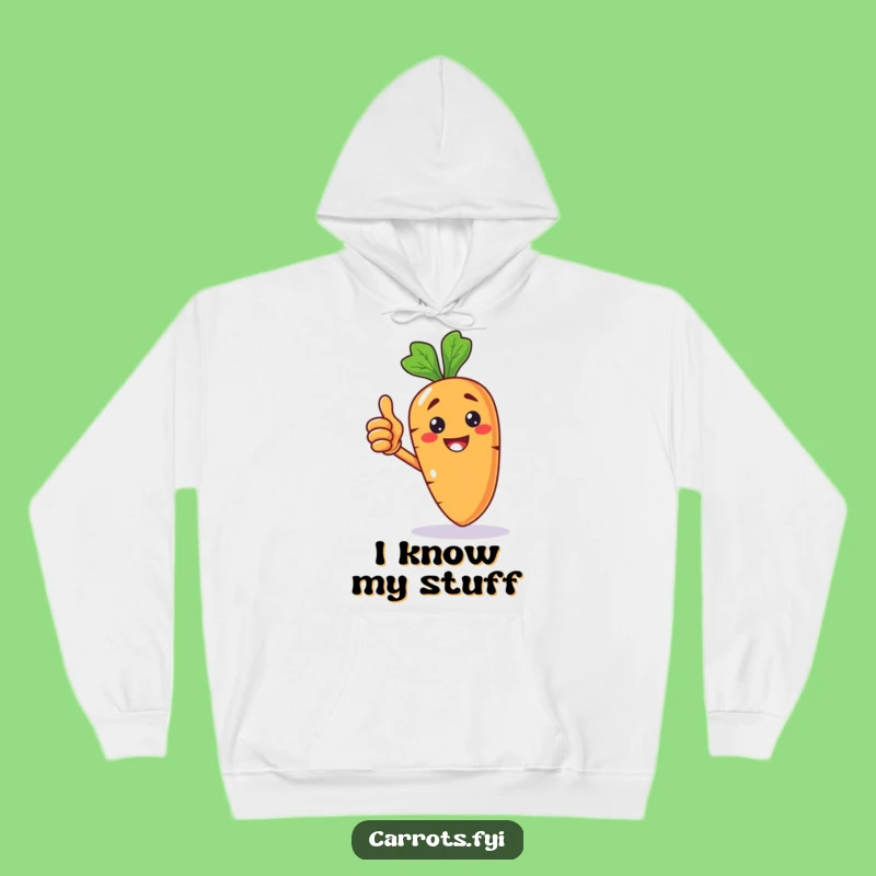 Funny Carrot Thumbs Up Hoodie: Stay Cozy and Chic with This Hilarious Veggie Wear!