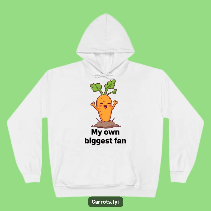 Funny Triumph Carrot Hoodie: Cozy and Hilarious Veggie Gear for Funny Gifts
