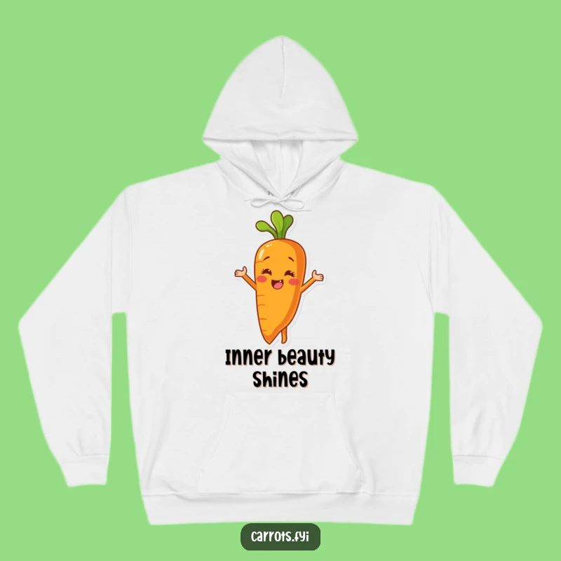 Funny Peeling Carrot Hoodie: Cozy Up with This Hilarious Self-Care Sweatshirt