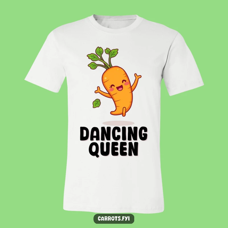 Funny Dancing Carrot Tee - Hilarious Veggie Grooves & Greens Shirt