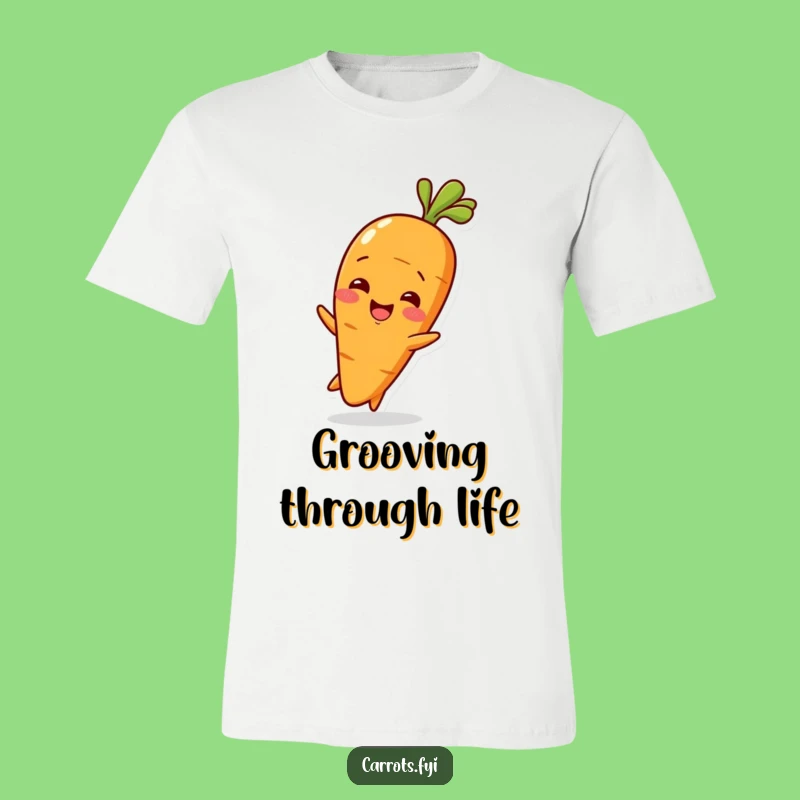 Funny Baby Carrot Wiggle T-Shirt: Cute Veggie Character for Adorable Style