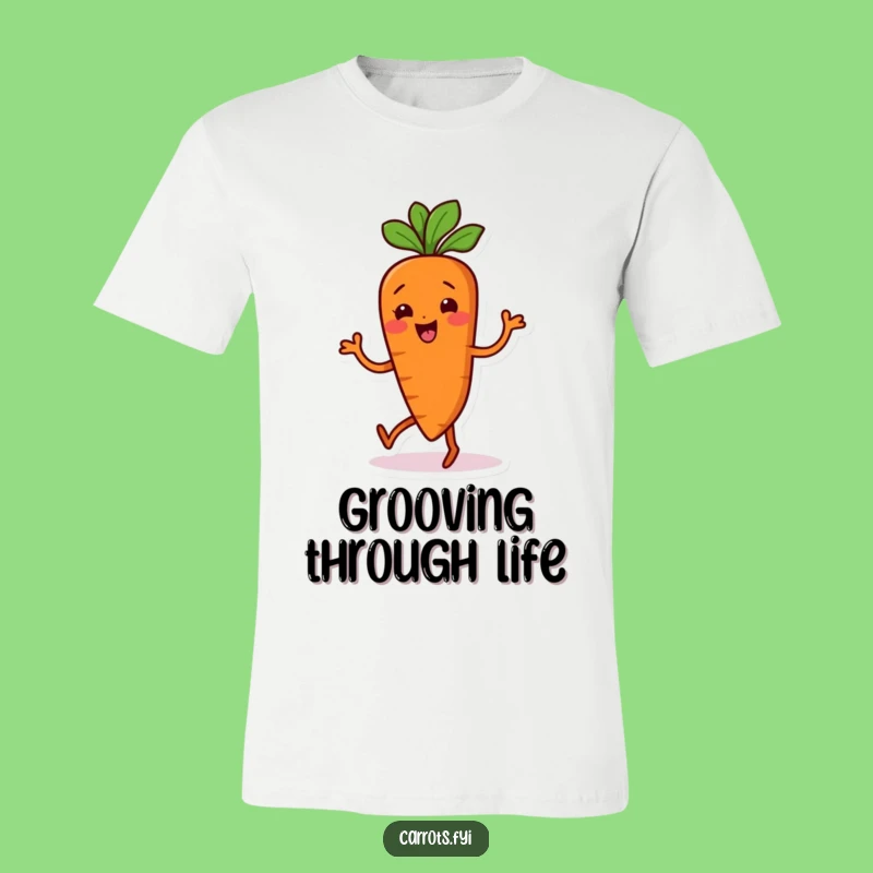 Funny Wiggling Carrot Dance T-Shirt: Show Off Your Moves, Ideal Funny Gift