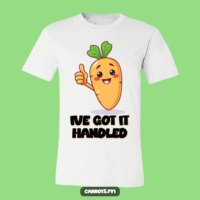 Funny Carrot Thumbs Up T-Shirt: Wear Your Pride with This Hilarious Veggie Tee!